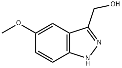 1H-인다졸-3-메탄올,5-메톡시- 구조식 이미지