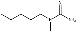 Thiourea,  N-methyl-N-pentyl- Structure