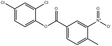 3-Nitro-4-methylbenzoic acid-2',4'-dichlorophenyl Structure