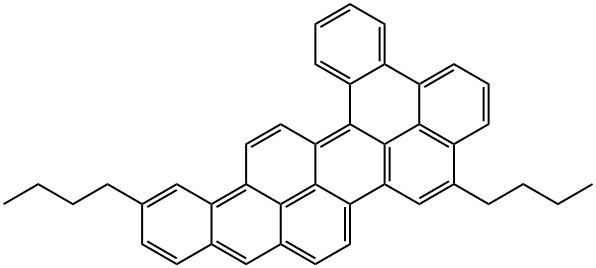 4,11-Dibutyldibenzo[a,rst]naphtho[8,1,2-cde]pentaphene Structure