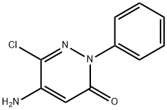 5-Amino-6-chloro-2-phenyl-3(2H)-pyridazinone Structure