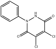 4,5-DICHLORO-6-HYDROXY-2-PHENYL-3(2H)-PYRIDAZINONE 구조식 이미지