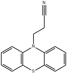 10H-Phenothiazine-10-propanenitrile Structure