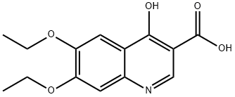 6,7-diethoxy-4-oxo-1,4-dihydroquinoline-3-carboxylic acid Structure