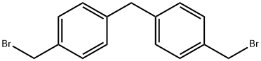 비스(4-브로모메틸페닐)메탄 구조식 이미지