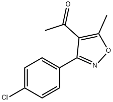 1-[3-(4-CHLOROPHENYL)-5-METHYLISOXAZOL-4-YL]ETHAN-1-ONE Structure