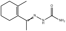 Methyl(2-methyl-1-cyclohexen-1-yl) ketone semicarbazone Structure