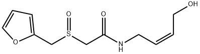 2-((FURAN-2-YL)METHYLSULFINYL)-N-((Z)-4-HYDROXYBUT-2-ENYL)ACETAMIDE Structure