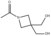 3,3-Azetidinedimethanol, 1-acetyl- (9CI) Structure