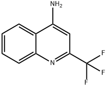 4-아미노-2-(트리플루오로메틸)퀴놀린 구조식 이미지