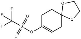 1,4-dioxaspiro[4.5]dec-7-en-8-yl trifluoromethanesulfonate Structure