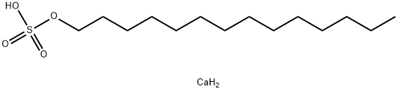 Bis(tetradecyloxysulfonyloxy)calcium Structure