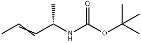 Carbamic acid, (1-methyl-2-butenyl)-, 1,1-dimethylethyl ester, (S)- (9CI) Structure
