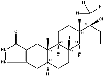 170082-17-4 2'H-Androst-2-eno[3,2-c]pyrazol-5'(1'H)-one, 17-hydroxy-17-(methyl-d3)-, (5α,17β)- (9CI)
