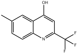 4-하이드록시-6-메틸-2-(트리플루오로메틸)퀴놀린 구조식 이미지
