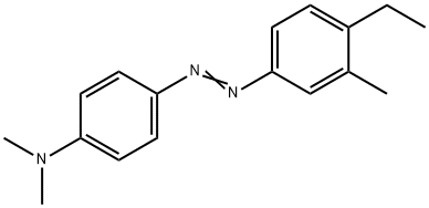 4-[(3-메틸-4-에틸페닐)아조]-N,N-디메틸벤젠아민 구조식 이미지