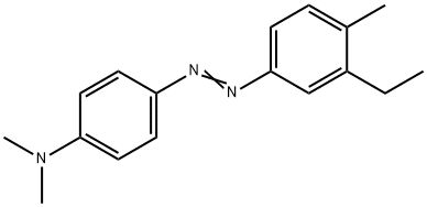 4-[(4-메틸-3-에틸페닐)아조]-N,N-디메틸벤젠아민 구조식 이미지
