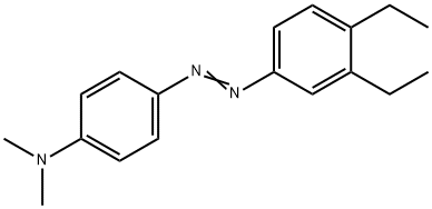4-[(3,4-디에틸페닐)아조]-N,N-디메틸벤젠아민 구조식 이미지