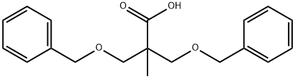 2,2-BIS-(BENZYLOXYMETHYL)PROPIONIC ACID Structure