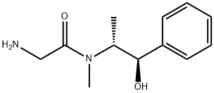 (R,R)-(-)-PSEUDOEPHEDRINE GLYCINAMIDE Structure