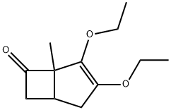 Bicyclo[3.2.0]hept-3-en-6-one, 3,4-diethoxy-5-methyl- (9CI) 구조식 이미지