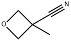 3-OXETANECARBONITRILE, 3-METHYL- Structure