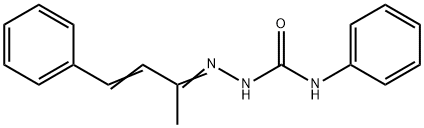 4-Phenyl-3-buten-2-one 4-phenyl semicarbazone Structure