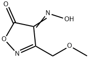 4,5-Isoxazoledione,3-(methoxymethyl)-,4-oxime(9CI) Structure