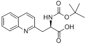 BOC-BETA-(2-QUINOLYL)-D-ALA-OH 구조식 이미지