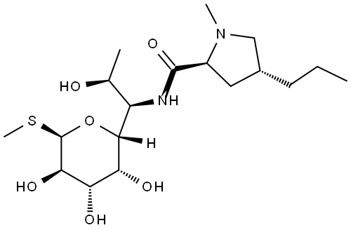 LINCOMYCIN HYDROCHLORIDE 구조식 이미지