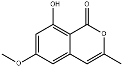 6-Methoxy-3-methyl-8-hydroxy-1H-2-benzopyran-1-one 구조식 이미지