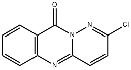 2-클로로-10H-피리다지노[6,1-b]퀴나졸린-10-온 구조식 이미지