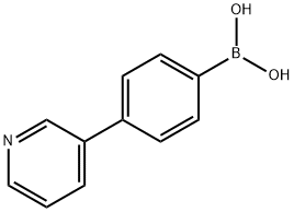 4-(pyridin-3-yl)phenylboronic acid Structure