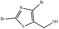 2,4-Dibromothiazole-5-methanol 구조식 이미지