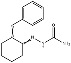 (1E,2E)-2-Benzylidenecyclohexanone semicarbazone Structure