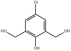 5-chloro-m-xylene-2,alpha,alpha'-triol  Structure