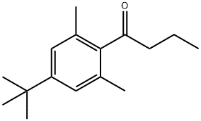 4'-tert-부틸-2',6'-디메틸부티로페논 구조식 이미지