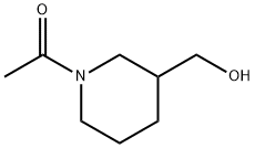 3-пиперидинметанол, 1-ацетил- (9CI) структурированное изображение