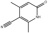 1,6-dihydro-2,4-diMethyl-6-oxo-3-Pyridinecarbonitrile Structure