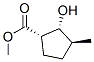 Cyclopentanecarboxylic acid, 2-hydroxy-3-methyl-, methyl ester, (1alpha,2alpha,3beta)- Structure