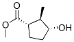 Cyclopentanecarboxylic acid, 3-hydroxy-2-methyl-, methyl ester, (1alpha,2beta,3alpha)- Structure