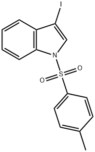 1H-Indole, 3-iodo-1-[(4-Methylphenyl)sulfonyl]- Structure