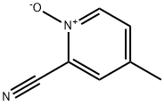 2-Pyridinecarbonitrile,4-methyl-,1-oxide(9CI) Structure
