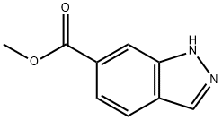 Methyl 1H-indazole-6-carboxylate 구조식 이미지