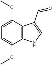 4,7-DIMETHOXY-1H-INDOLE-3-CARBALDEHYDE Structure