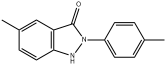 1,2-Dihydro-5-methyl-2-(p-tolyl)-3H-indazol-3-one 구조식 이미지