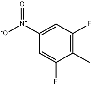 1,3-디플루오로-2-메틸-5-니트로벤젠 구조식 이미지
