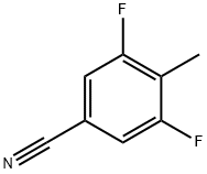 Benzonitrile, 3,5-difluoro-4-methyl- (9CI) Structure