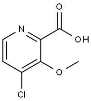4-CHLORO-3-METHOXYPYRIDINE-2-CARBOXYLIC ACID 구조식 이미지