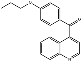 4-(4-Propoxybenzoyl)quinoline 구조식 이미지